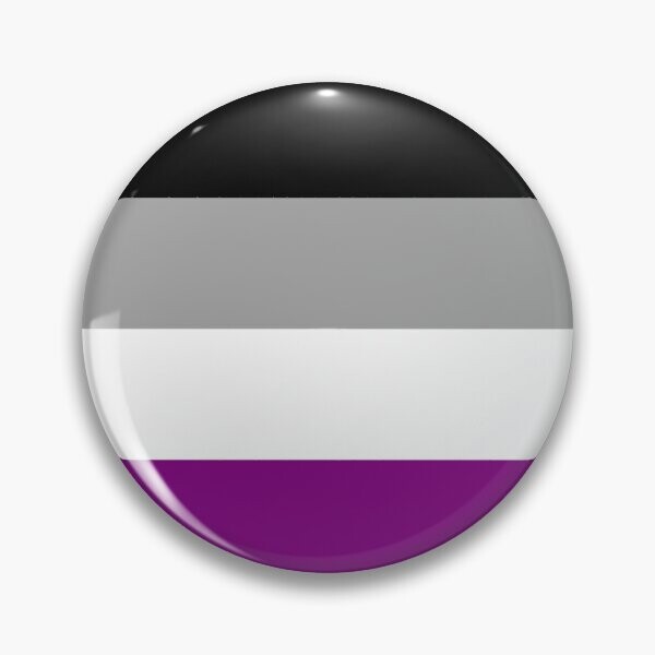 Drapeau de la fierté asexuée | Badge