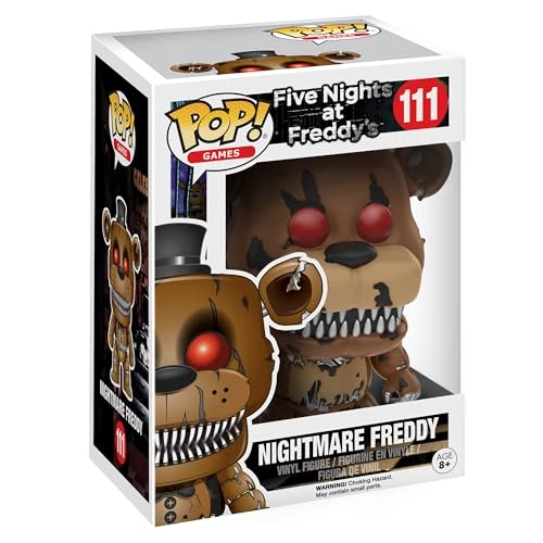 Funko Pop! Games: Five Nights at Freddy's (FNAF) - Nightmare Freddy - Figurine en Vinyle à Collectionner - Idée de Cadeau - Produits Officiels - Anime Fans