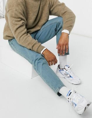ASOS DESIGN - Jean rigide classique - Bleu délavé clair teint | ASOS