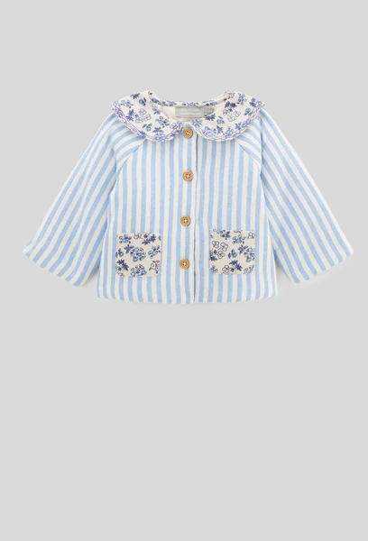 Veste imprimée à col