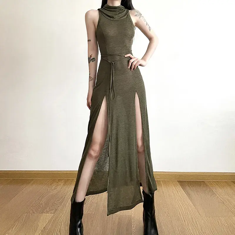 Robe à Capuche Côté Fendu | AliExpress