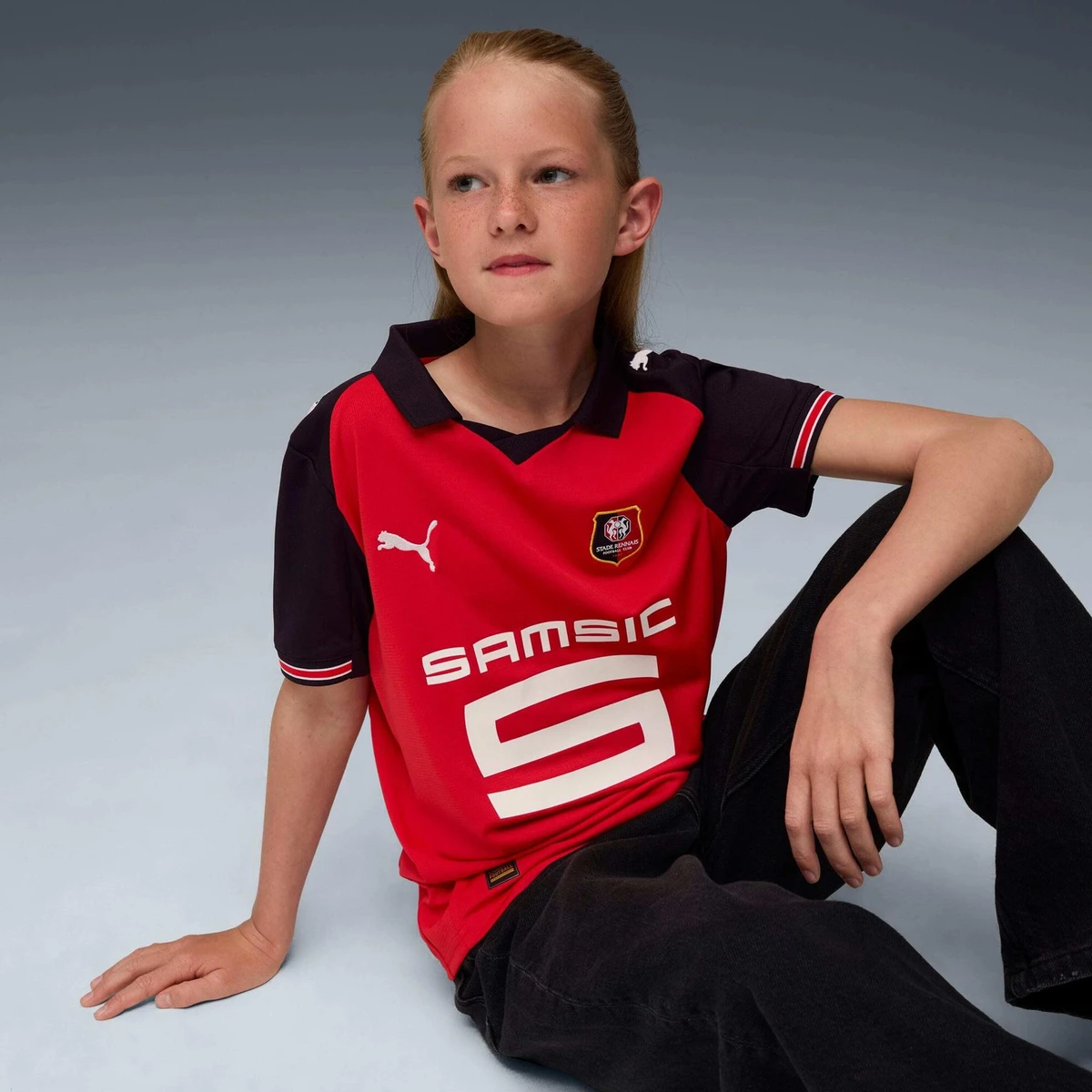 Maillot Domicile enfant Stade Rennais 2025/26