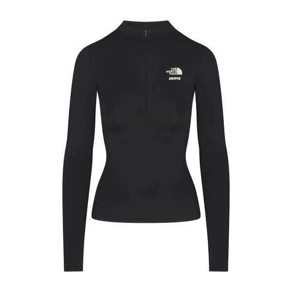 THE NORTH FACE X SKIMS REFINA LONG SLEEVE TOP | ONYX