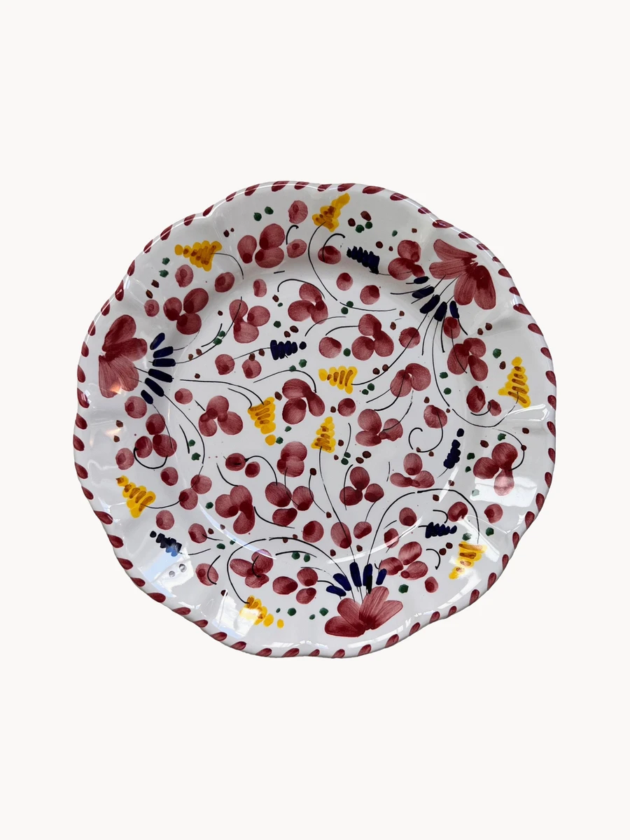 Assiette plate artisanale Toscana
