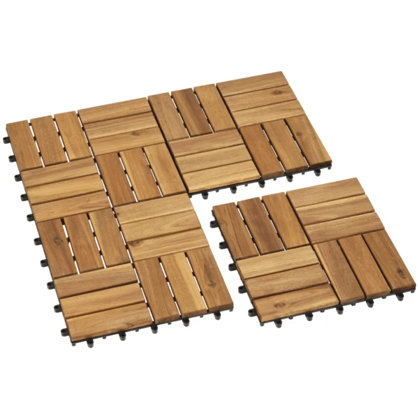 Dalles de terrasse en bois