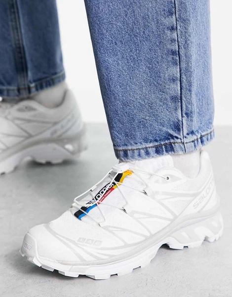 Salomon - XT-6 - Baskets unisexes - Blanc et pierre de lune