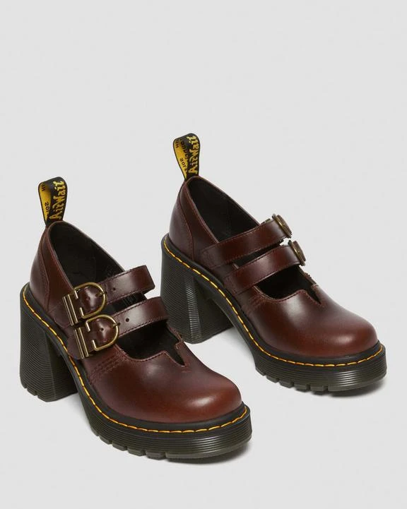 DR MARTENS Babies Eviee en cuir &agrave; talons