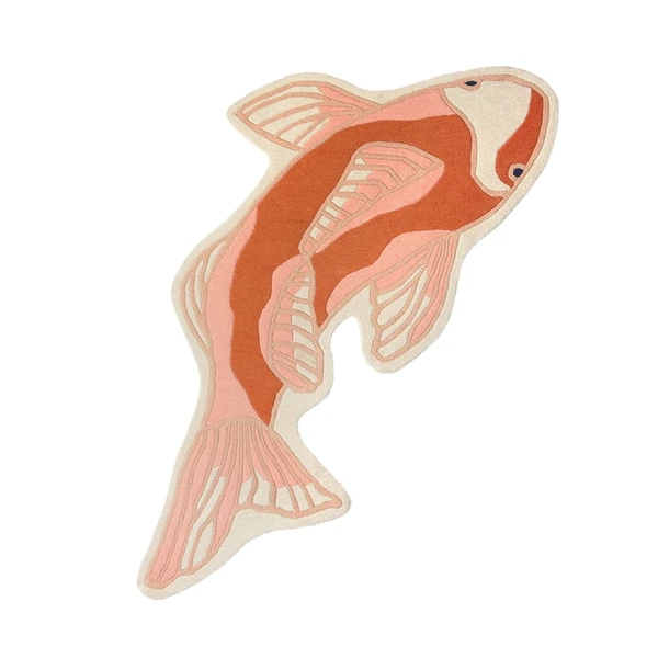 Broste Copenhagen - Koi Tapis, pumkin orange