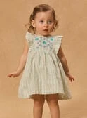 Robe rayé scintillante