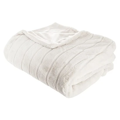 Plaid "Manoir" fausse fourrure