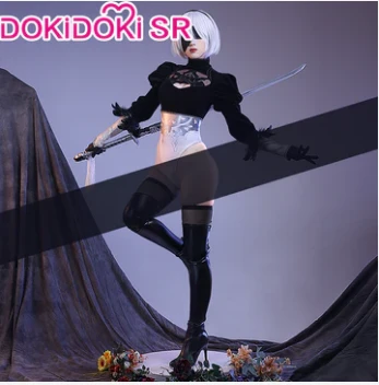 DokiDoki-SR Cosplay Game NieR:Automata Cosplay 2B Cosplay YoRHa No. 2 Type B Cosplay Costume Women