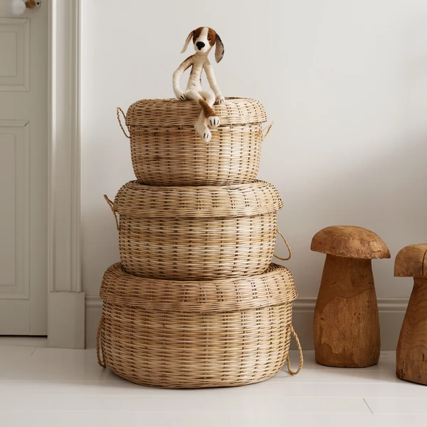 Panier avec couvercle