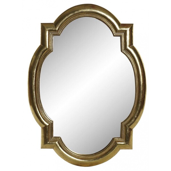 Miroir Classique Doré en Résine 