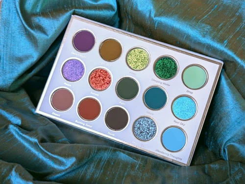 Hidden Peace pressed pigments palette - Vegan