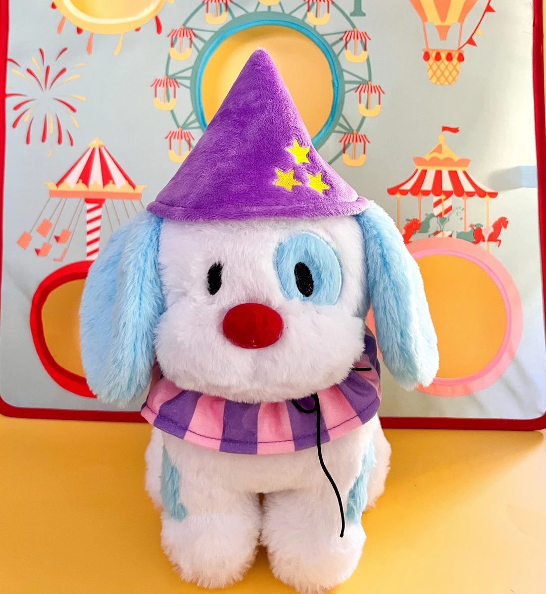 Clown Dog Plush. Circus Plush , Clown Plush , Plush Toy, Clown Gift , Kawaii Plushies, Circus Decor , Clown Decor , Clowncore Decor