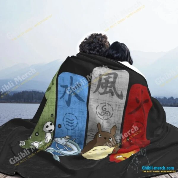 Studio Ghibli Elemental Blanket For Sale - Ghibli Merch Store - Official Studio Ghibli Merchandise
