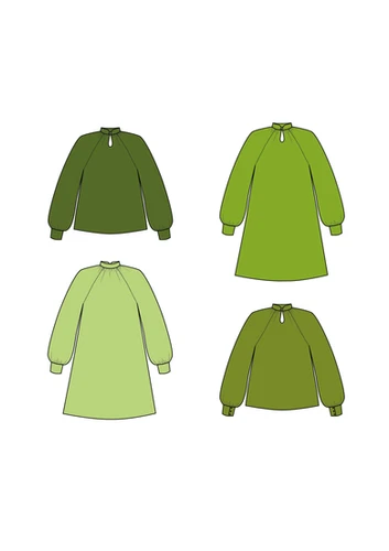 Patron PDF - Blouse/Robe Berthe