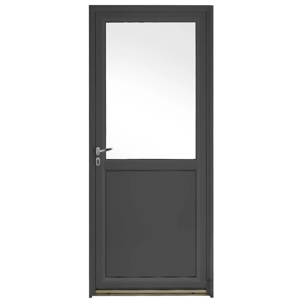 Porte d'entrée Mixte (bois/alu) - Blason - Pasquet Menuiseries