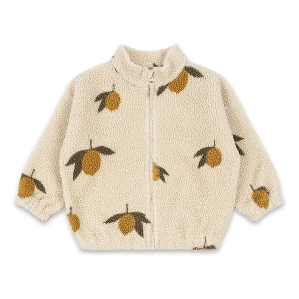 Veste Polaire Joddy Citron Fibres Recyclées | Ecru