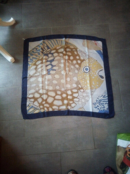 foulard poisson hermes