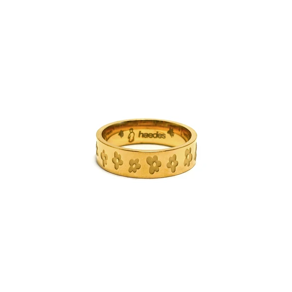 Flowerboy ring gold