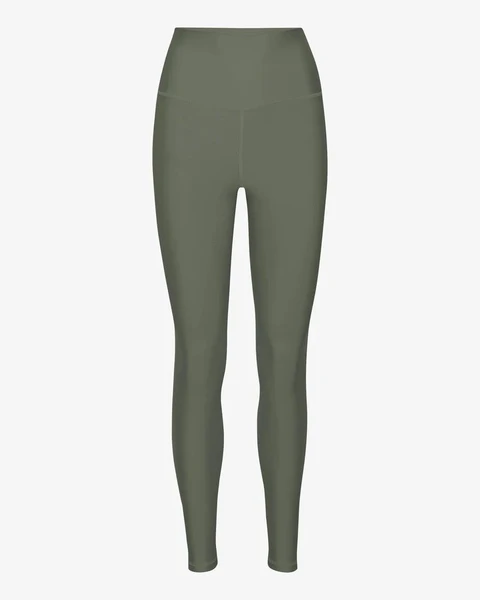 Legging en recyclé | dusty olive "active high-rise legging - dusty olive" Colorful Standard