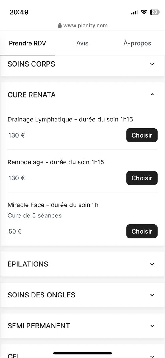 Cure renata drainage