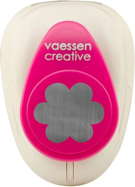 Vaessen Creative Perforatrice de Papier, Taille M, Fleur, Pour Projets DIY, Scrapbooking, Création de Cartes et Plus, Pourpre