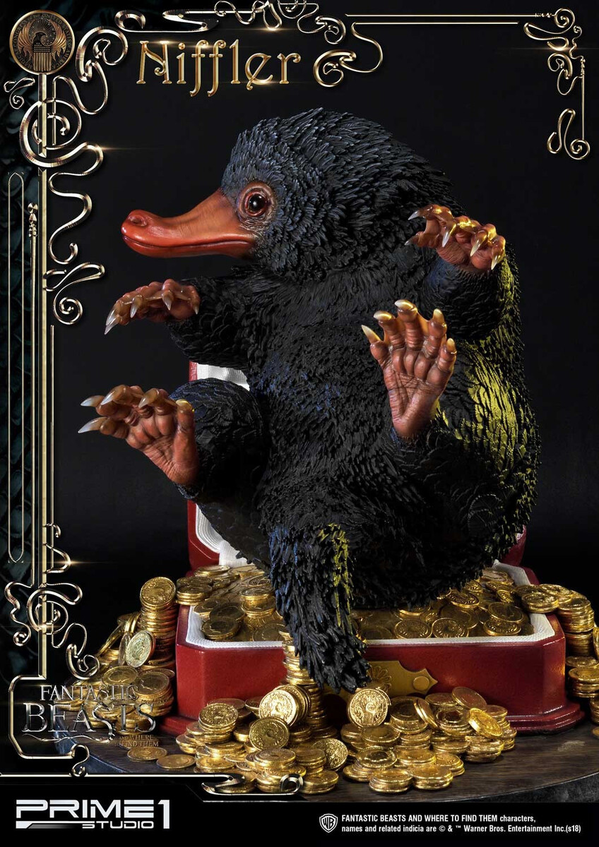 Fantastic Beasts and Where to Find Them | Niffler 1:1 Scale Life-Size Statue by Prime 1 Studio | Popcultcha