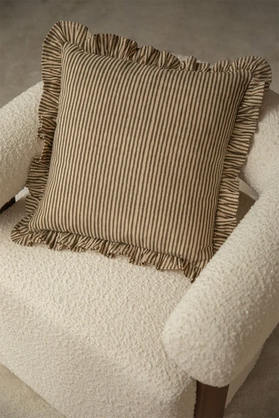 Coussin carré 45x45 cm en coton Clouzot