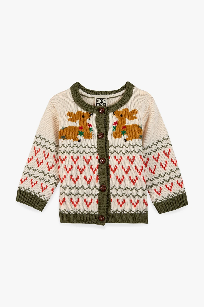 Cardigan - Lilet biche beige