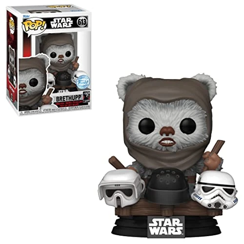 Funko Star Wars : Le Retour du Jedi Brethupp avec Casques 40e Anniversaire Pop ! Vinyle, 10,2 cm (FUN71147)