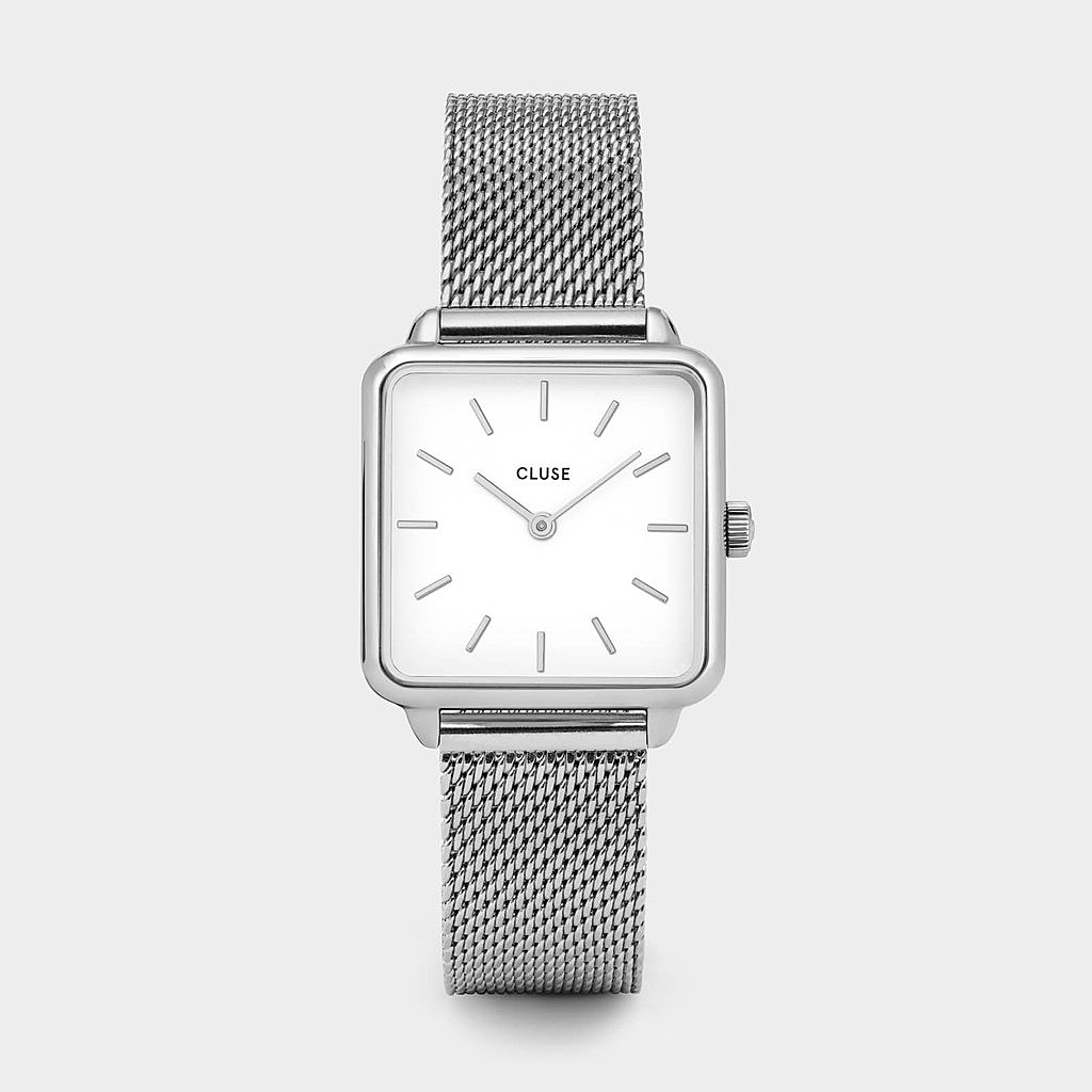 La Tétragone Silver Mesh/White