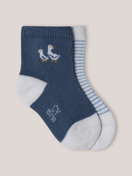Lot de 2 paires de chaussettes Bébé