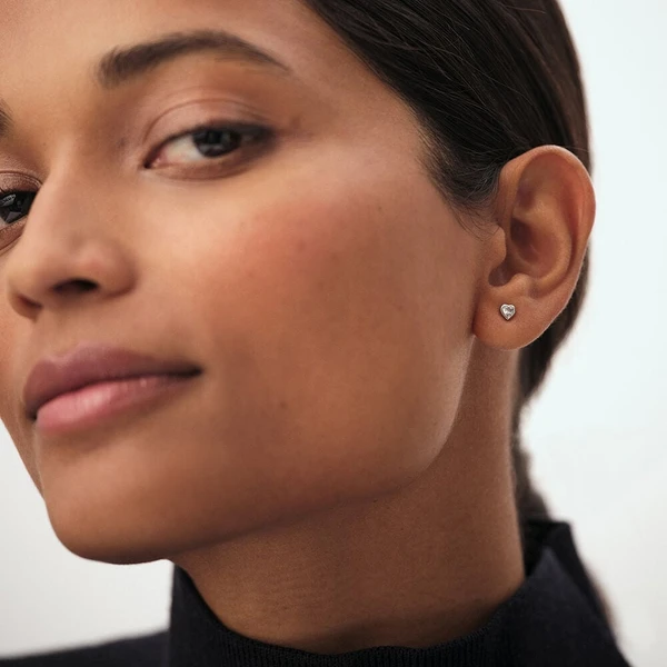 Piercing puce MIX& MATCH - Cristal / Argenté