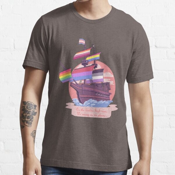 Bateau de pirate de fierté | T-shirt essentiel