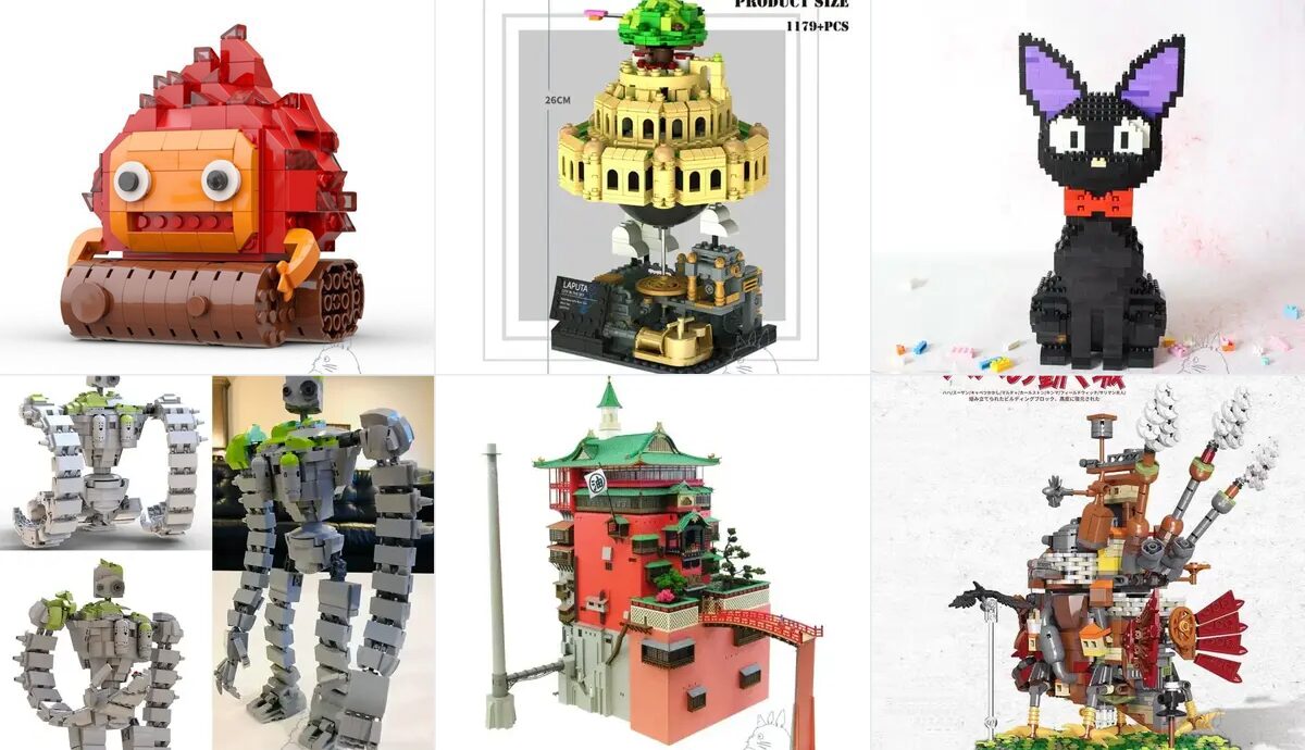 Studio Ghibli Building Blocks LEGO, Puzzle New 2023