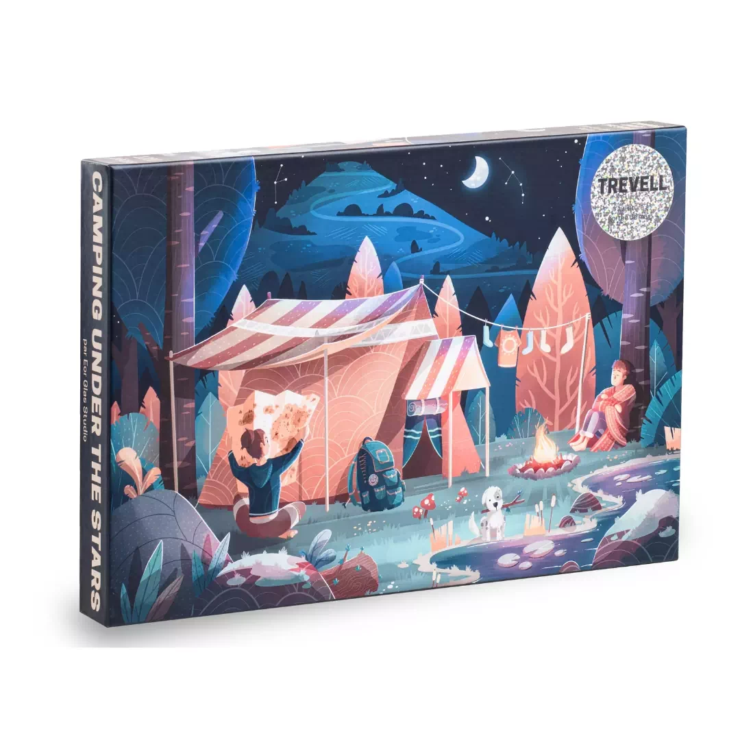 Puzzle Camping Under The Stars - 1000 pièces - Trevell