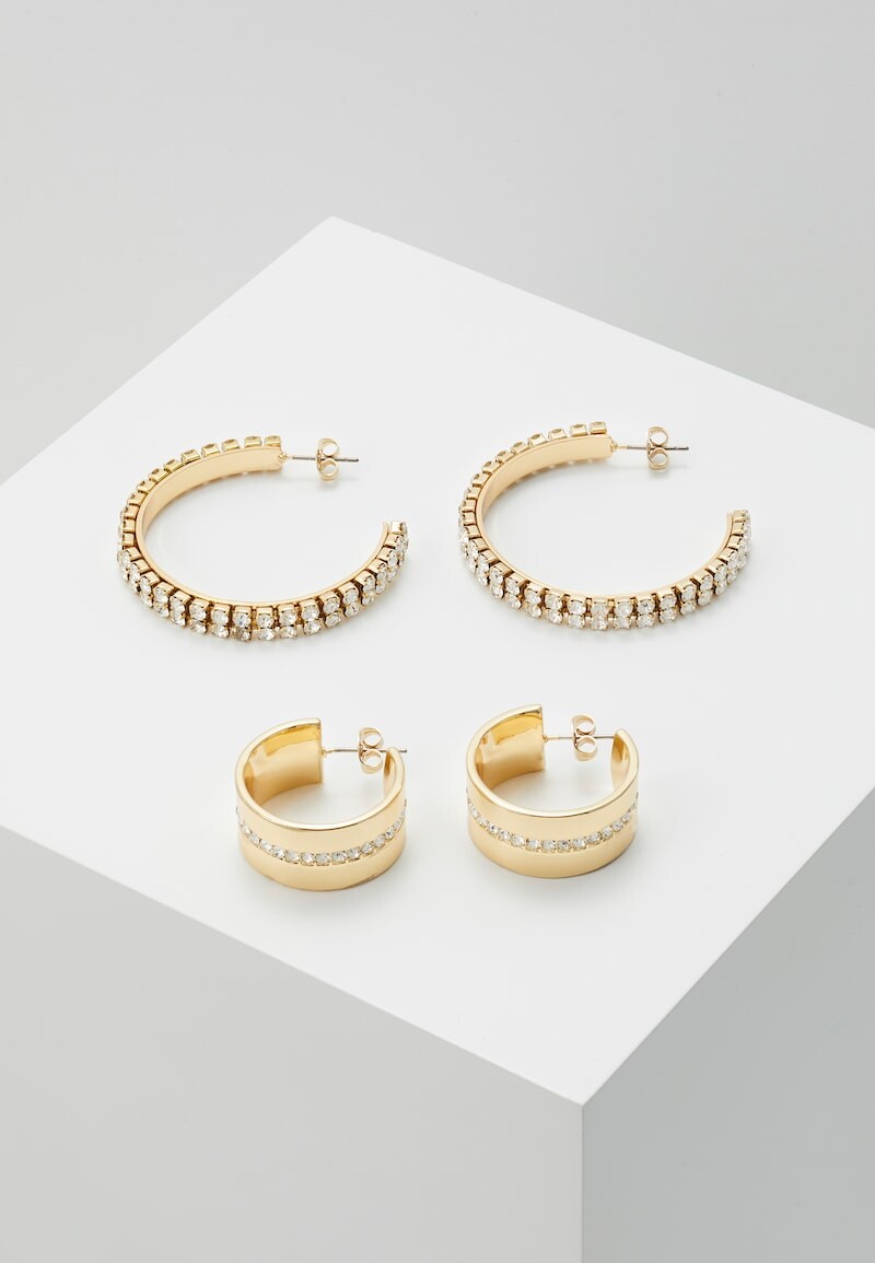 Boucles d'oreilles - gold-coloured/clear