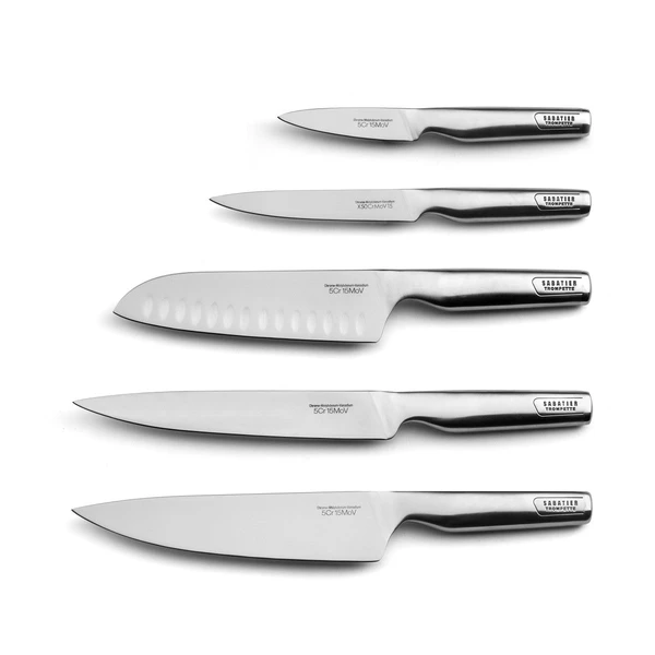 Asean - Set 5 couteaux de cuisine Sabatier Trompette