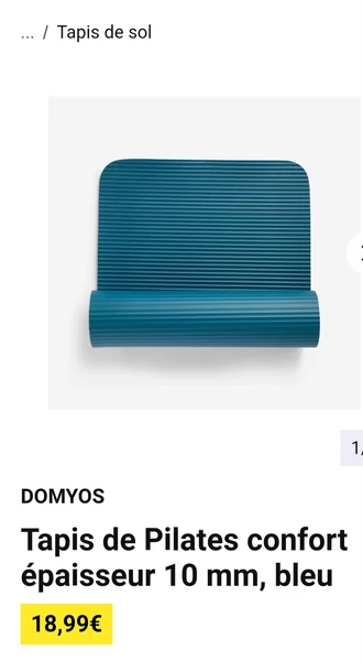 Tapis gym epais(pilates)