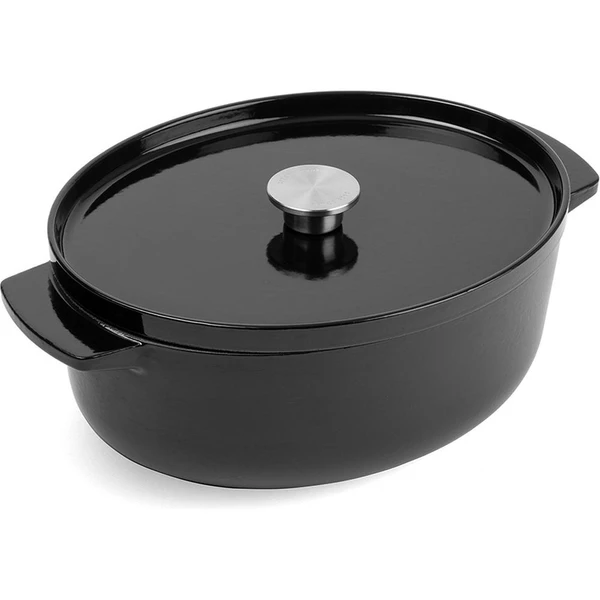 Cocotte ovale en fonte émaillée 30cm 5.6L