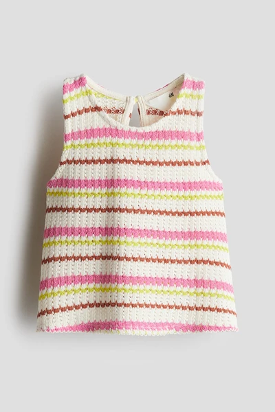 Débardeur en maille texturée