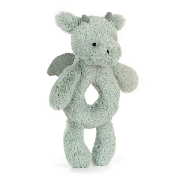 Hochet Dragon - Bashful Dragon ring Rattle