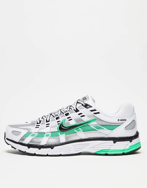 Nike - P-6000 - Baskets - Blanc, noir et vert