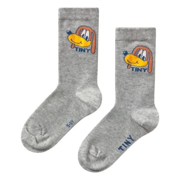 Chaussettes Chiens | Gris chiné