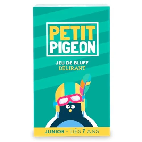Pigeon Pigeon Petit Pigeon - Nouveau - Jeu de société Ambiance, Bluff, créativité, Humour - Jeu de société Famille, Enfants et Parents - A partir de 7 Ans - De 2 à 8 Joueurs - Version Junior de
