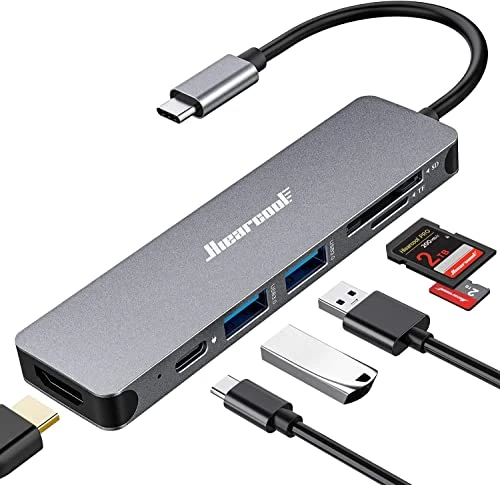 Hiearcool | USB C Hub for MacBook – 7-in-1 USBC Adapter