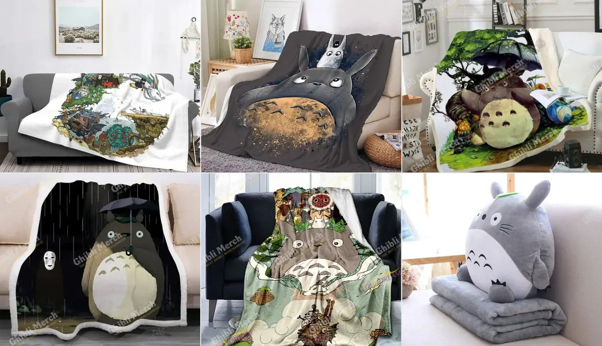 Anime Studio Ghibli Blankets