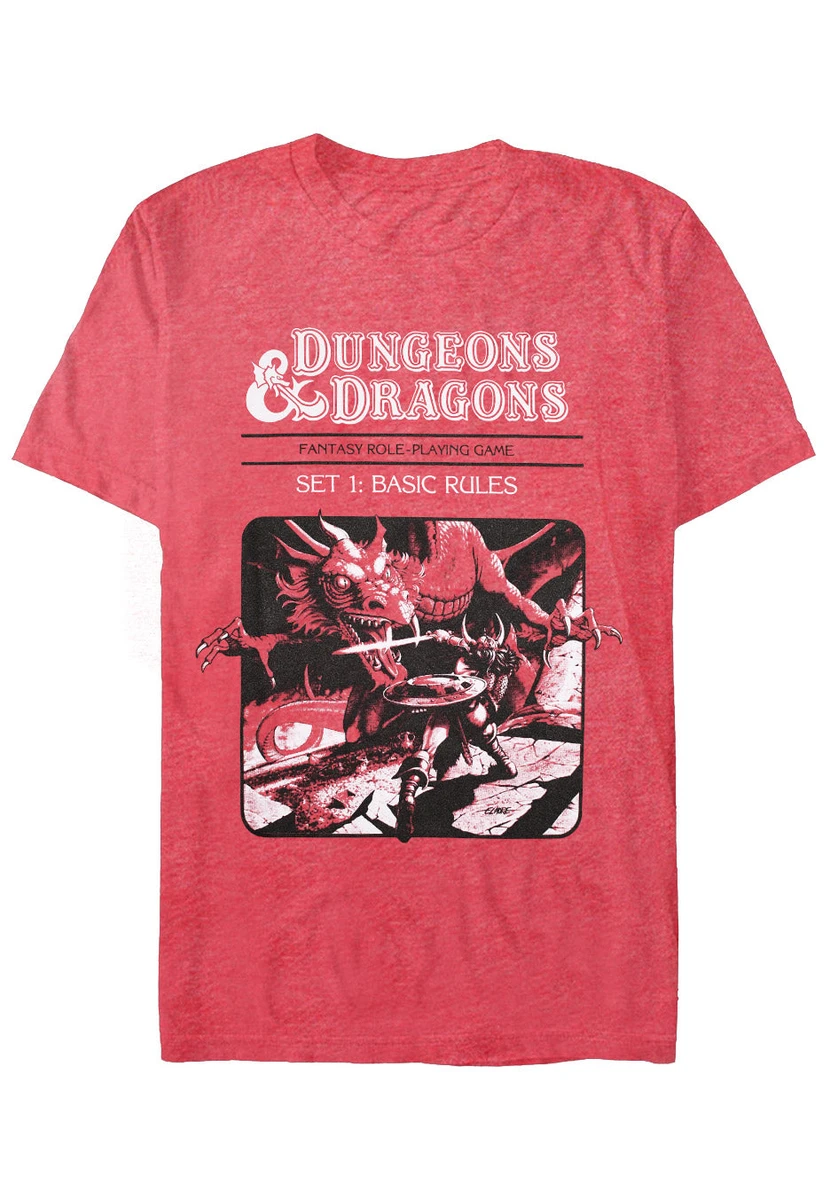 Dungeons & Dragons - Dragon Slayer Red - T-Shirt